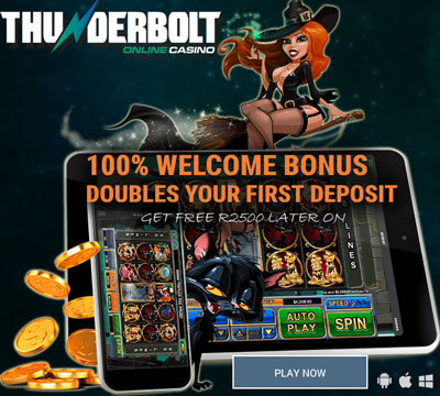 Play on your favourite device at Thunderbolt Online Casino
